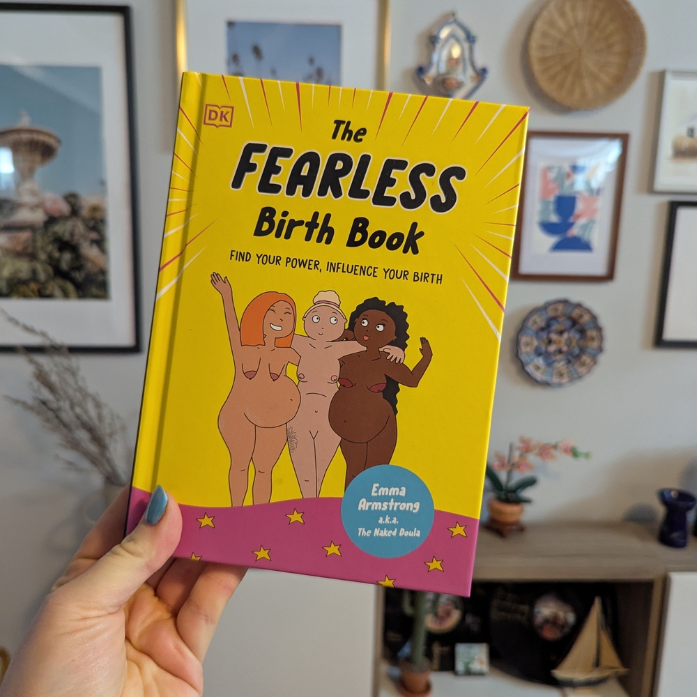 The Fearless Birth Book - Yellow & Pink Cover